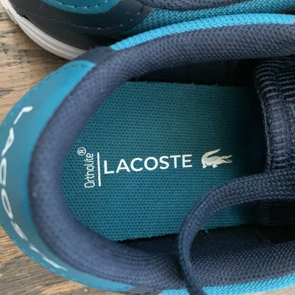 LACOSTE Boys Sneakers Size US 3Y - Picture 4 of 6
